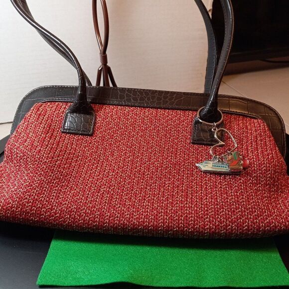 the Sac Woven Shoulder bag Cottagecore Grandmacore - Picture 4 of 7